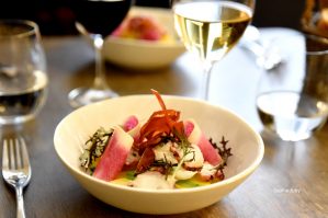 Restaurant l’Exquis : Esthétique japonaise et cuisine d’influence française,